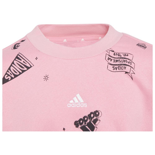 Adidas Παιδικό φούτερ Brand Love All Over Print
